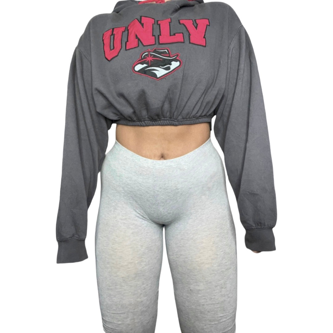 UNLV Reworked Crop Hoodie