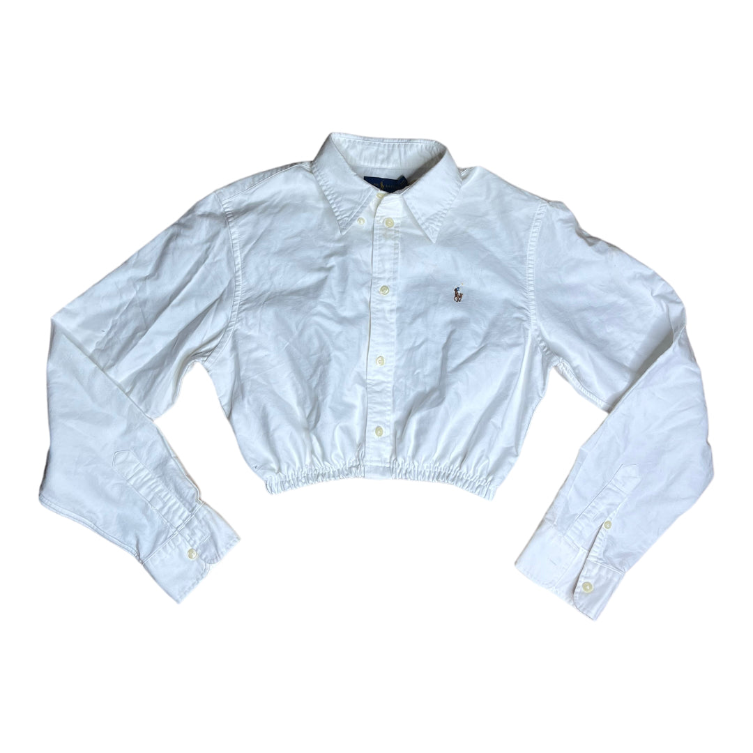 Ralph Lauren Reworked Crop Button Down