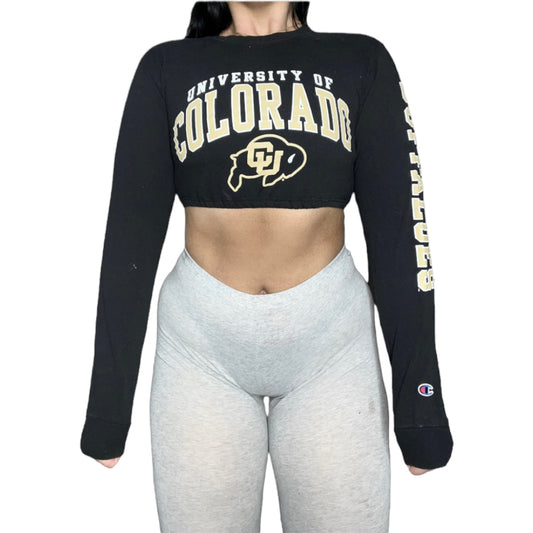 University of Colorado Reworked Crop Top