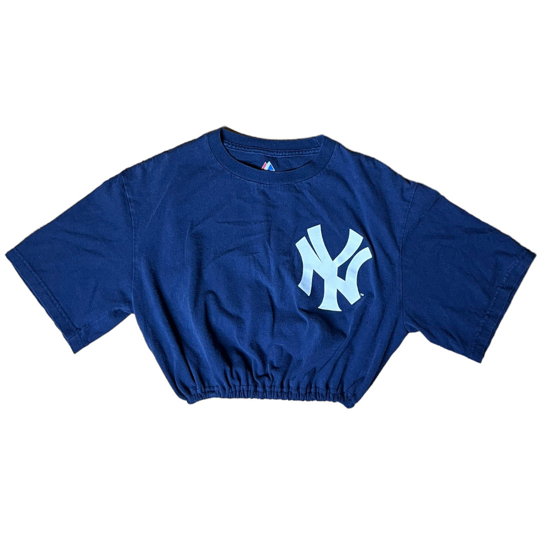 Yankees Reworked Crop Top #33