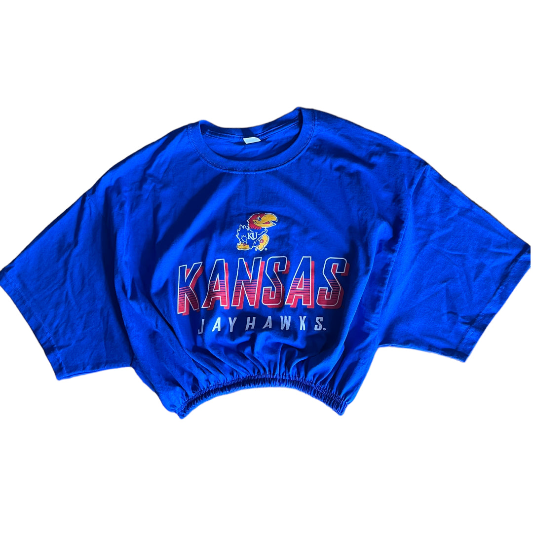 University of Kansas Reworked Crop Top