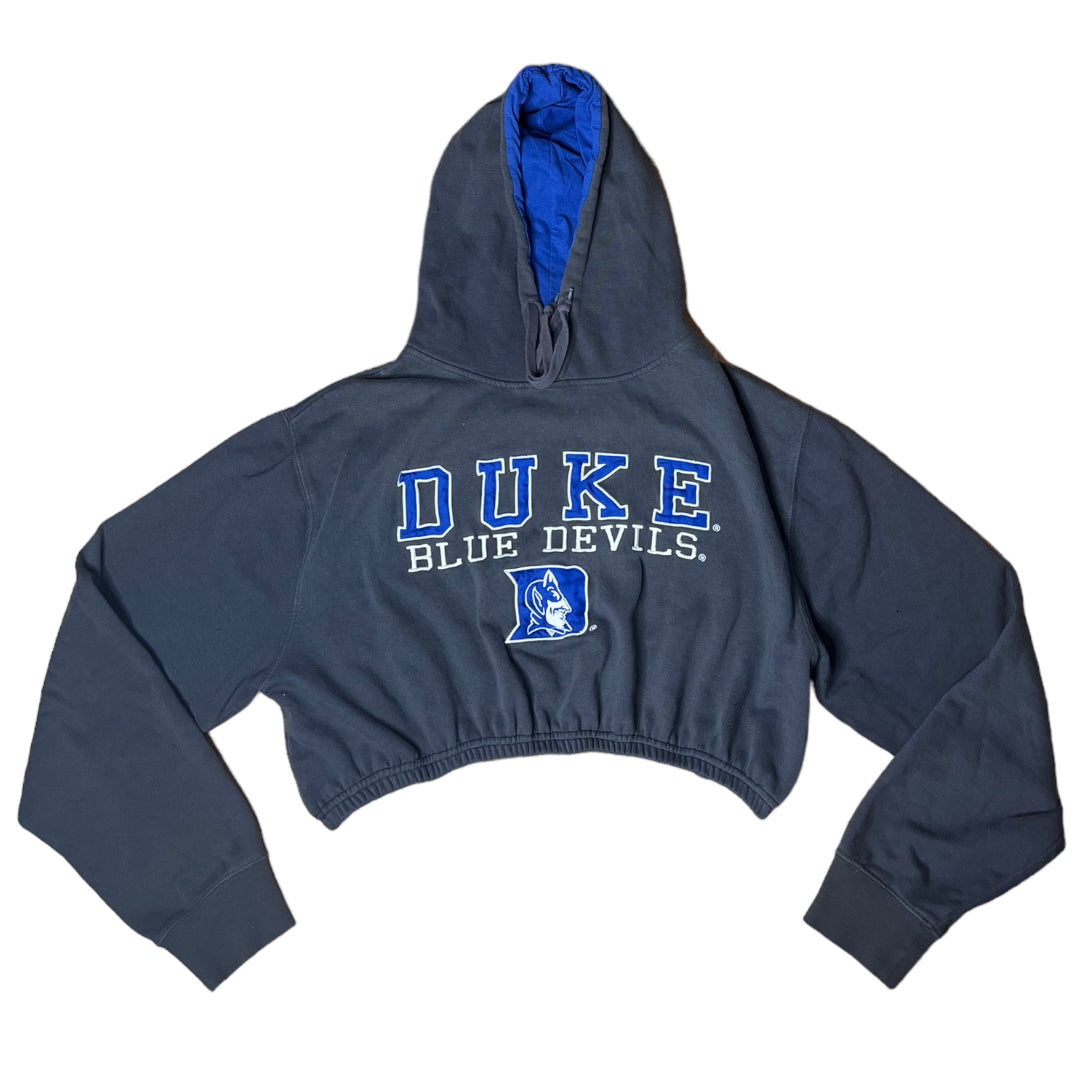 Duke Crop Hoodie Sweatshirt