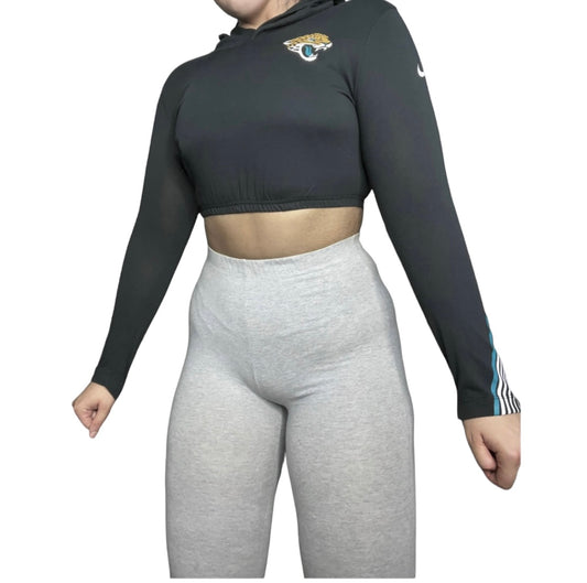 Jaguars Reworked Cropped Hoodie