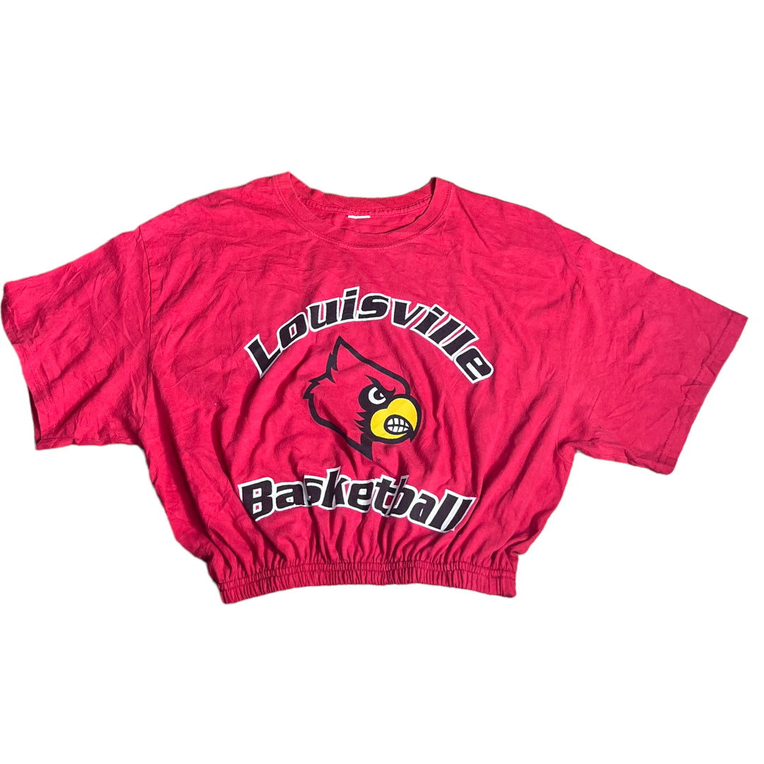 University of Louisville Reworked Crop Top