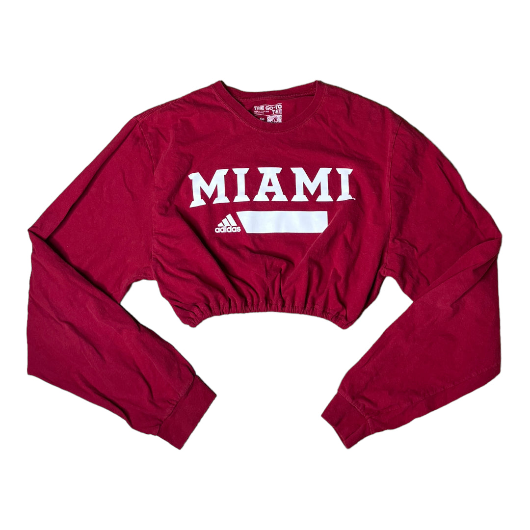 Miami Heat Reworked Crop Top - Longsleeve