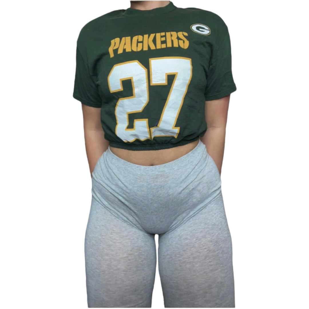 Green Bay Packers Reworked Crop Top