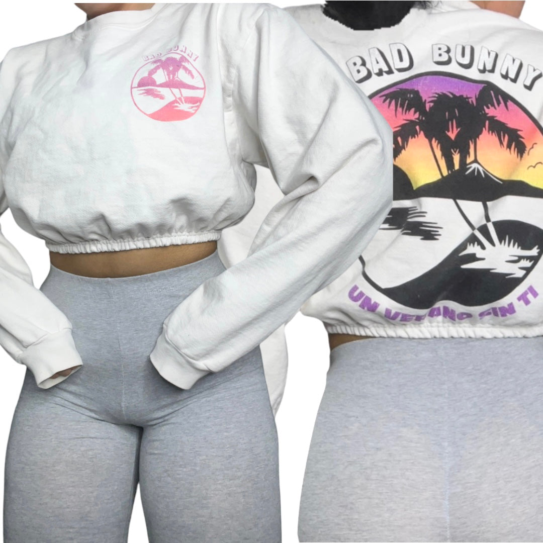 Bad Bunny Reworked Crop Crewneck