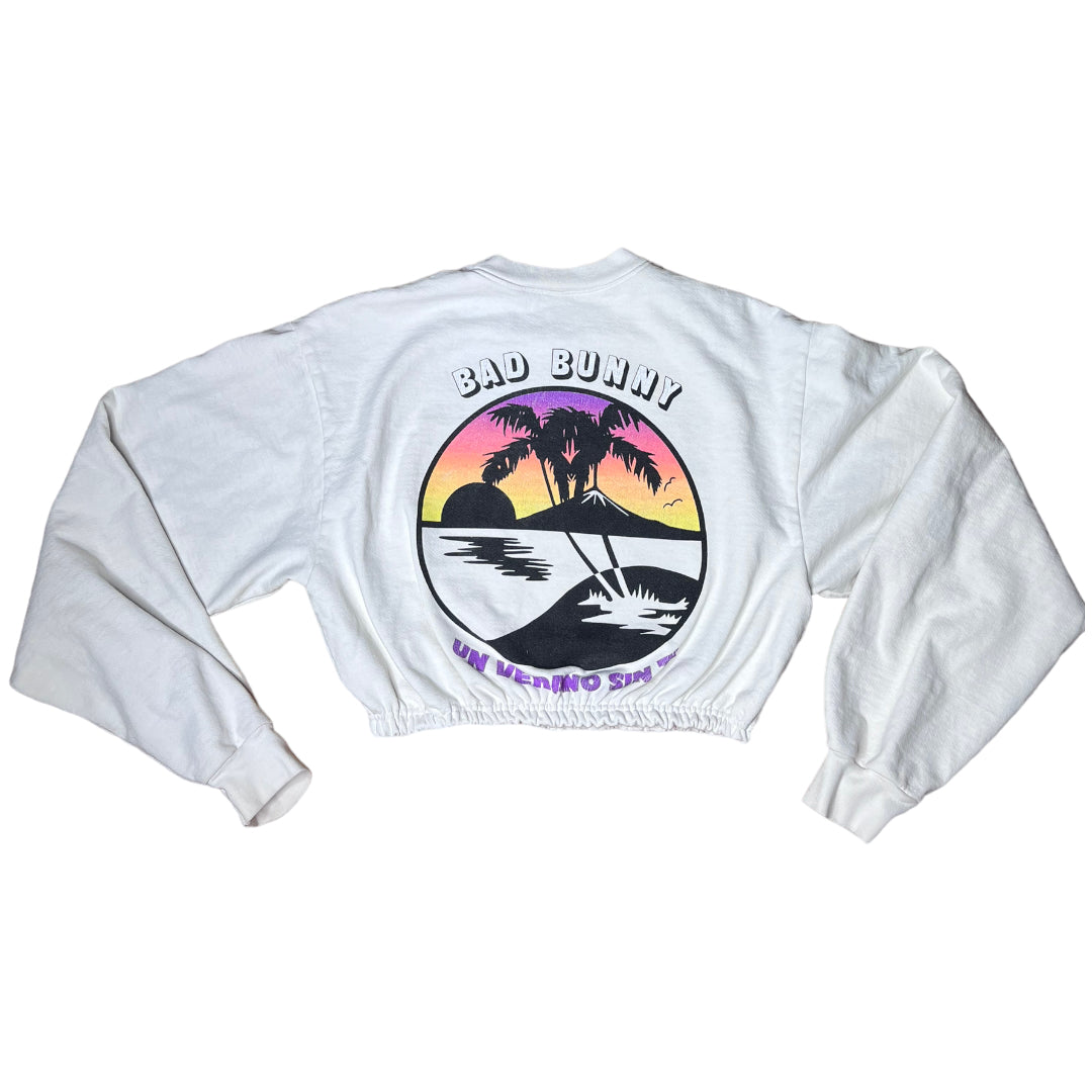 Bad Bunny Reworked Crop Crewneck