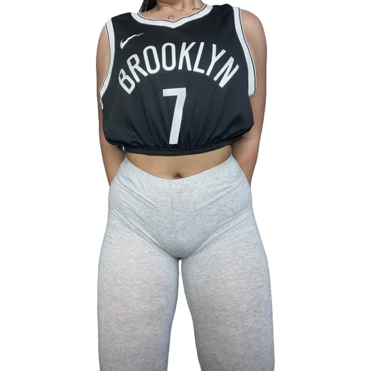 Brooklyn Nets Reworked Jersey Crop Top | Nike x Durant #7