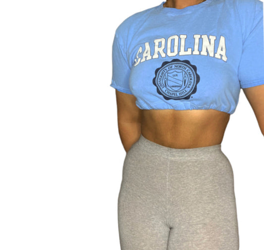 University of North Carolina Chapel Hill Reworked crop Top