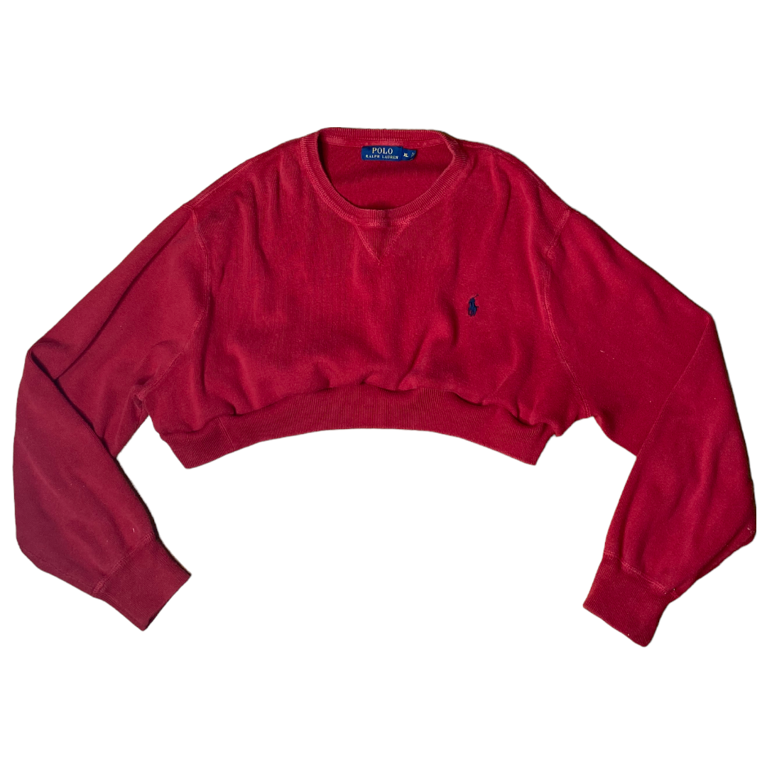 Ralph Lauren Polo Reworked Crop Sweater