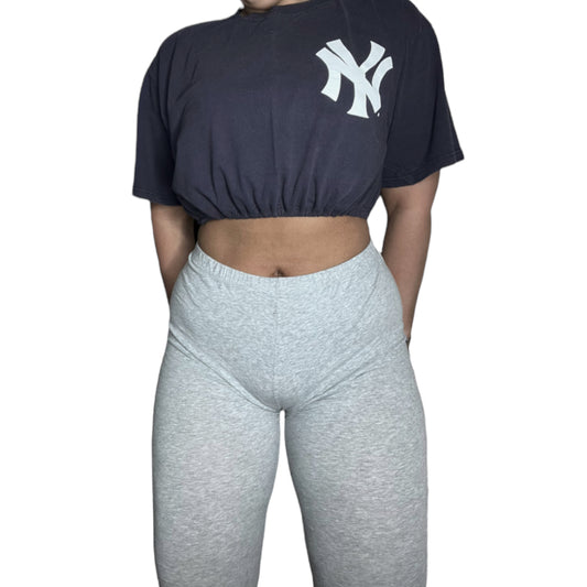 New York Yankees Rodriguez #13 Reworked Crop Top