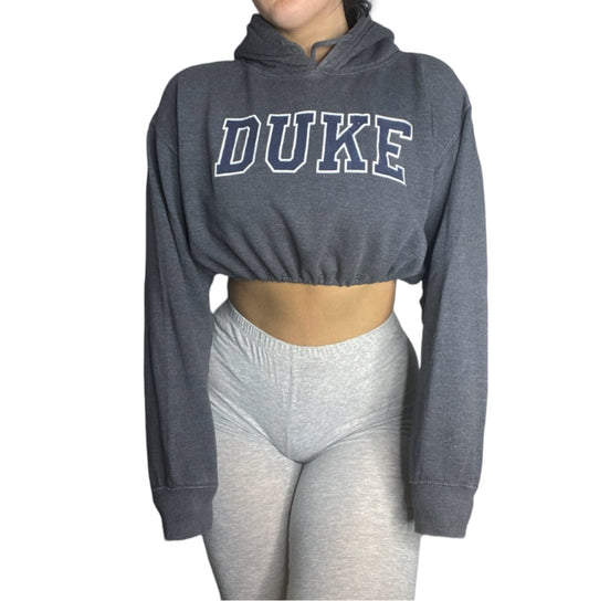 DUKE Reworked Crop Hoodie Sweatshirt