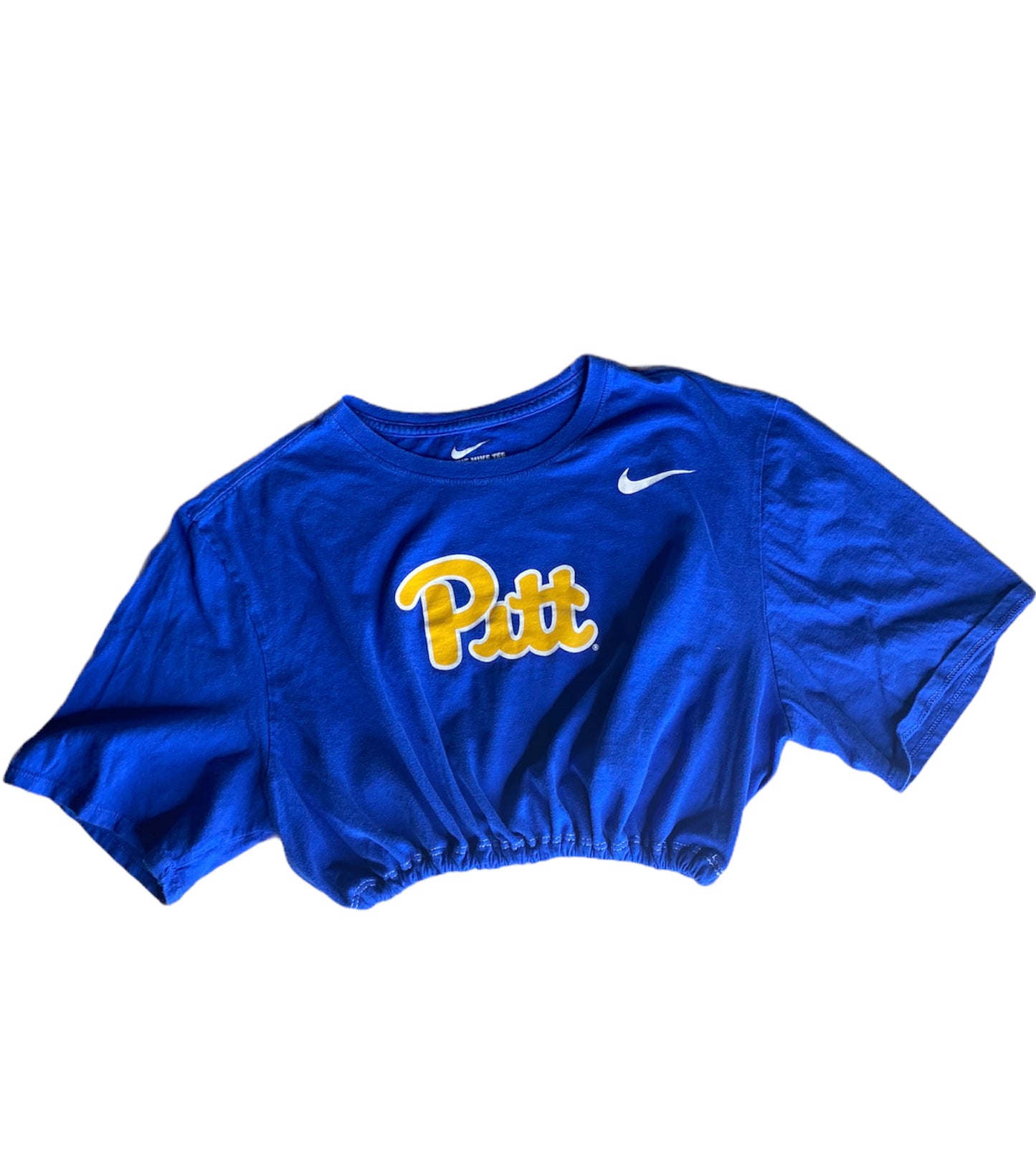 NIKE The University of Pittsburg Reworked Crop Top