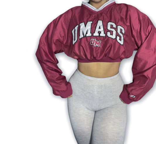 UMASS Reworked Crop Windbreaker