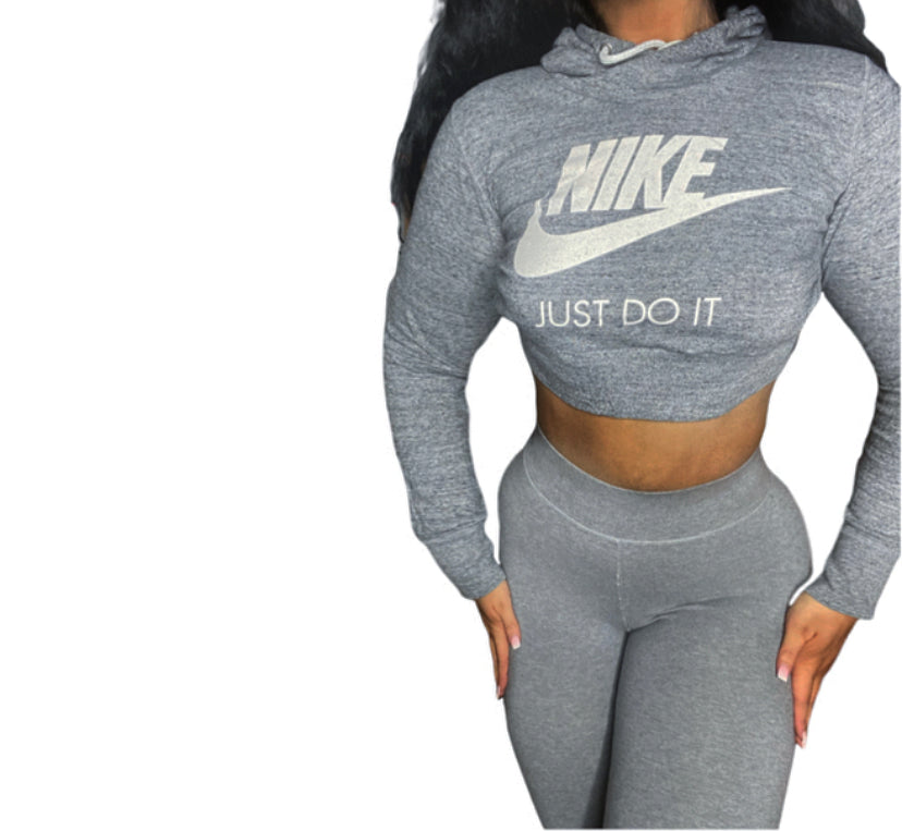 NIKE Reworked Crop Hoodie