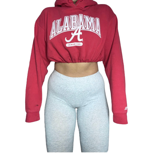 University of Alabama Reworked Crop Hoodir