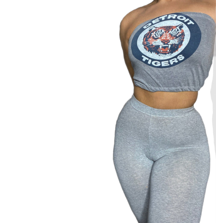 Detroit Tigers Reworked Tube Top