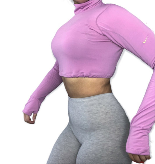 Nike Reworked Long sleeve Crop Top