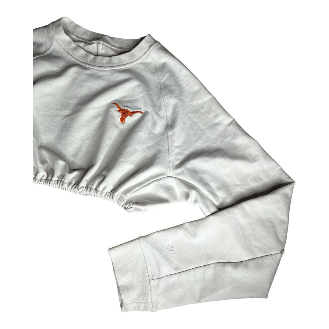 Texas Longhorns x Lululemon Reworked Cropped Crewneck