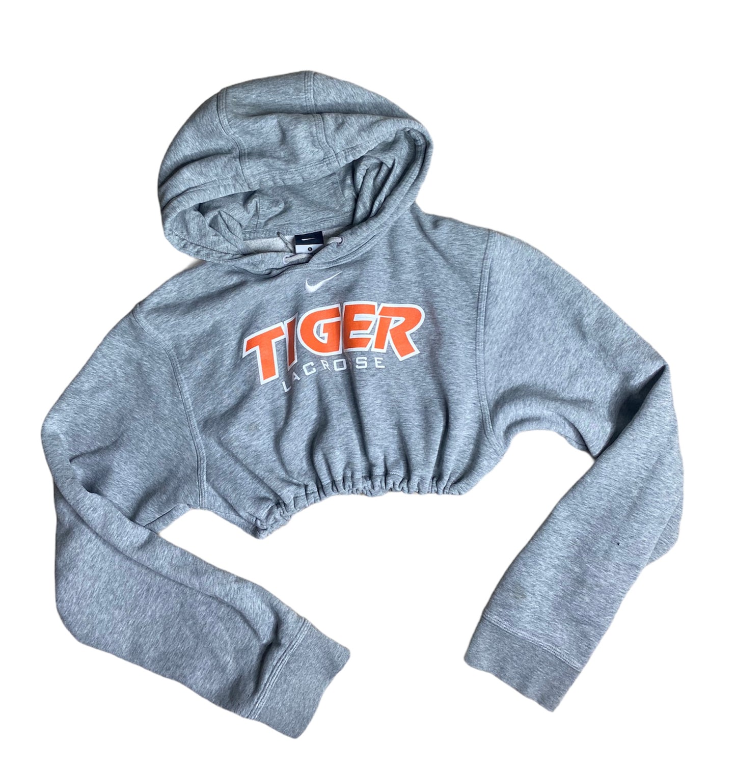 NIKE Tiger Lacrosse Reworked Crop Hoodie