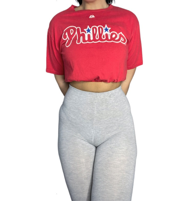 Phillies Reworked Crop Top