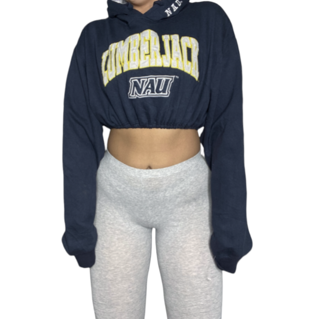 NAU Lumberjacks Reworked Crop Hoodie