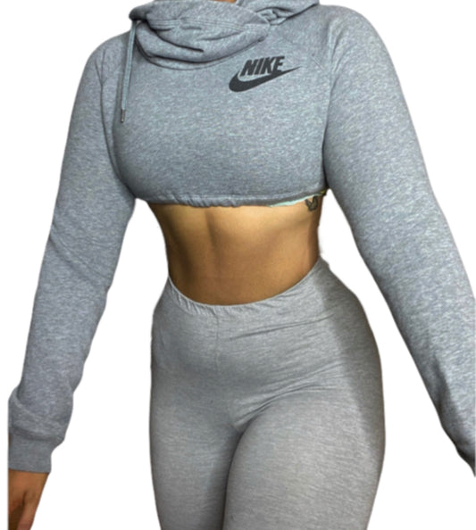 NIKE Reworked Super Crop Hoodie