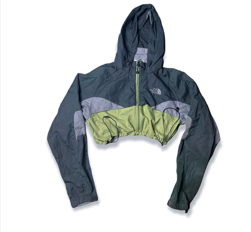 TheNorthFace Reworked Crop Zip Up Windbreaker / Raincoat