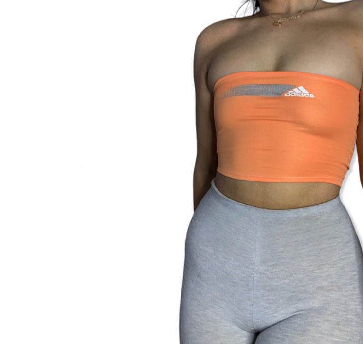 Adidas Reworked Crop Bandeau Tube Top