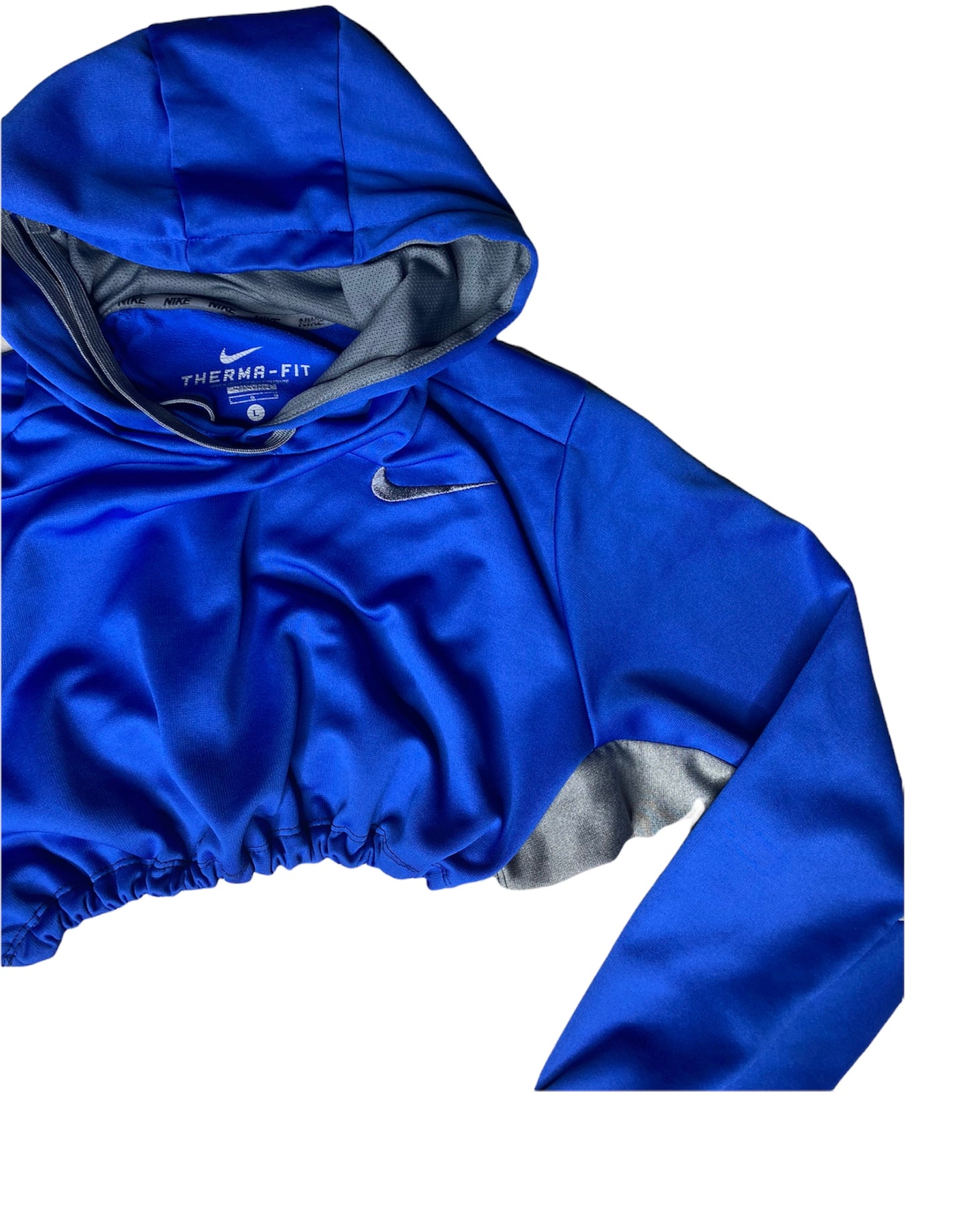 NIKE Reworked Crop Hoodie Sweatshirt