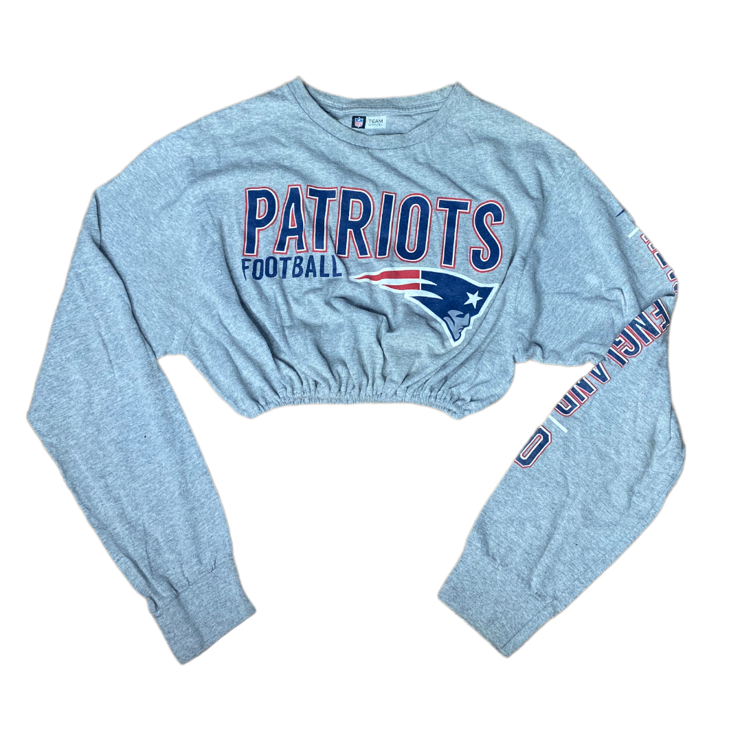 New England Patriots Reworked Crop Longsleeve