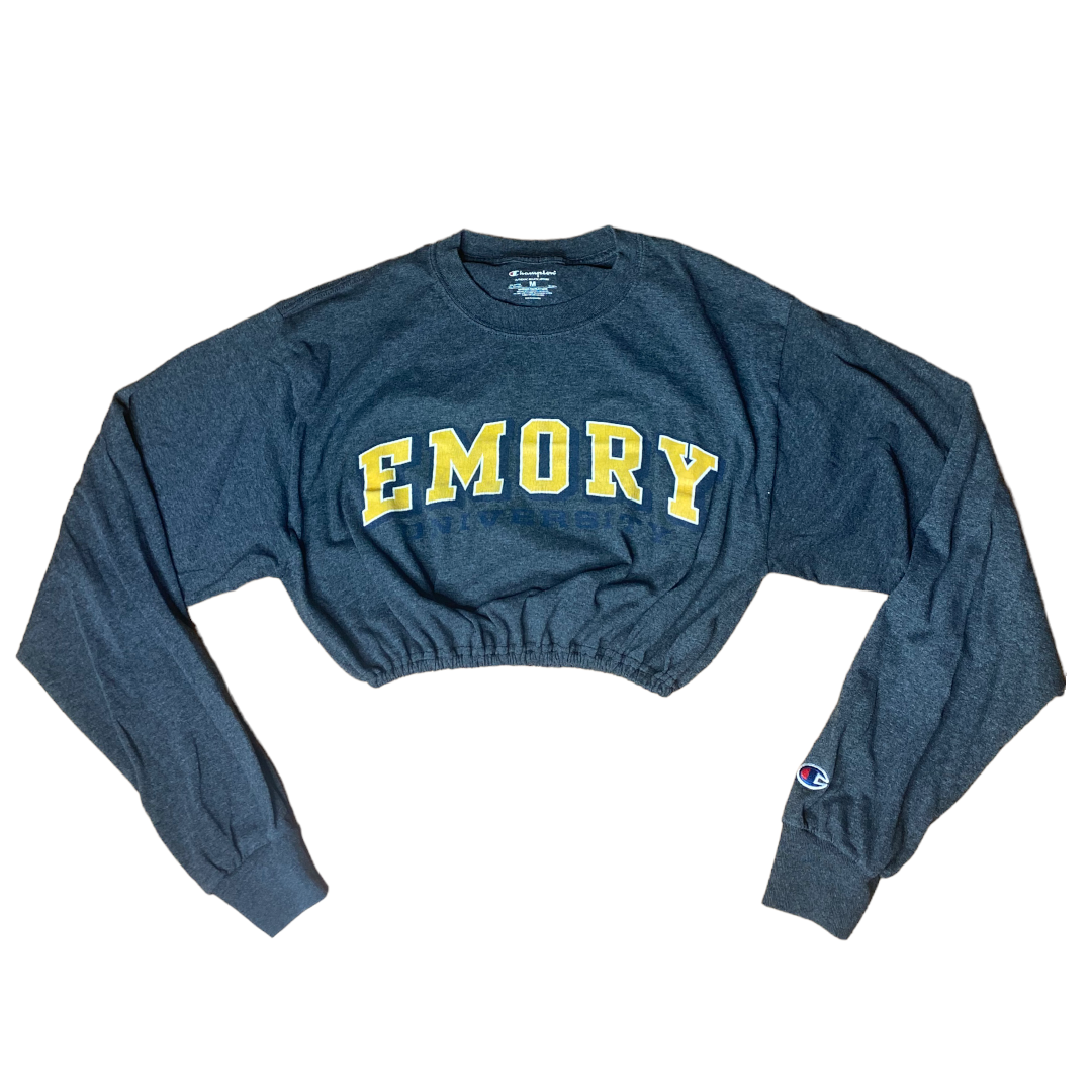 Emory University Reworked Crop Top