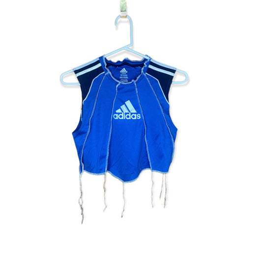 Adidas Reworked Contrast Stitch Crop Top