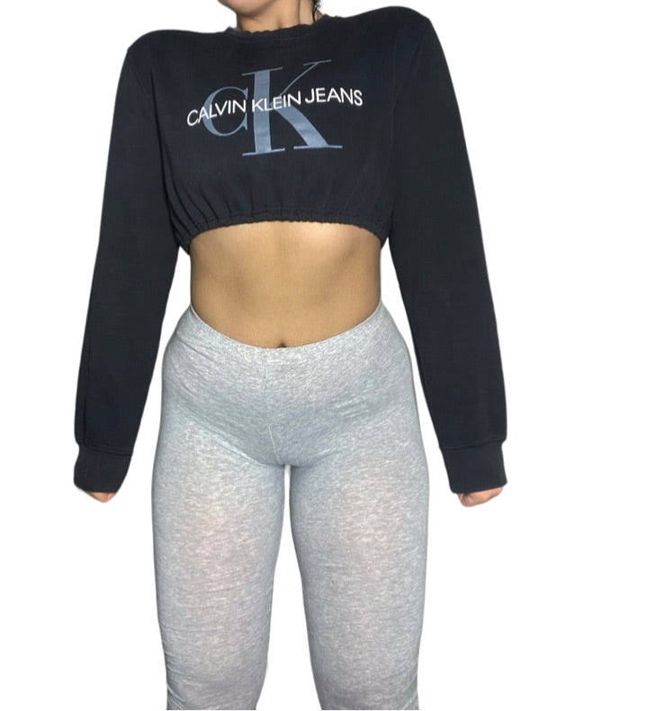 Calvin Klein Jeans Reworked Crop Crewneck