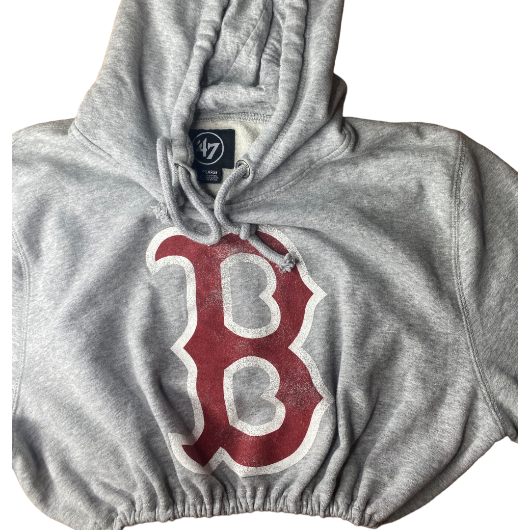 Boston Red Sox Reworked Crop Hoodie