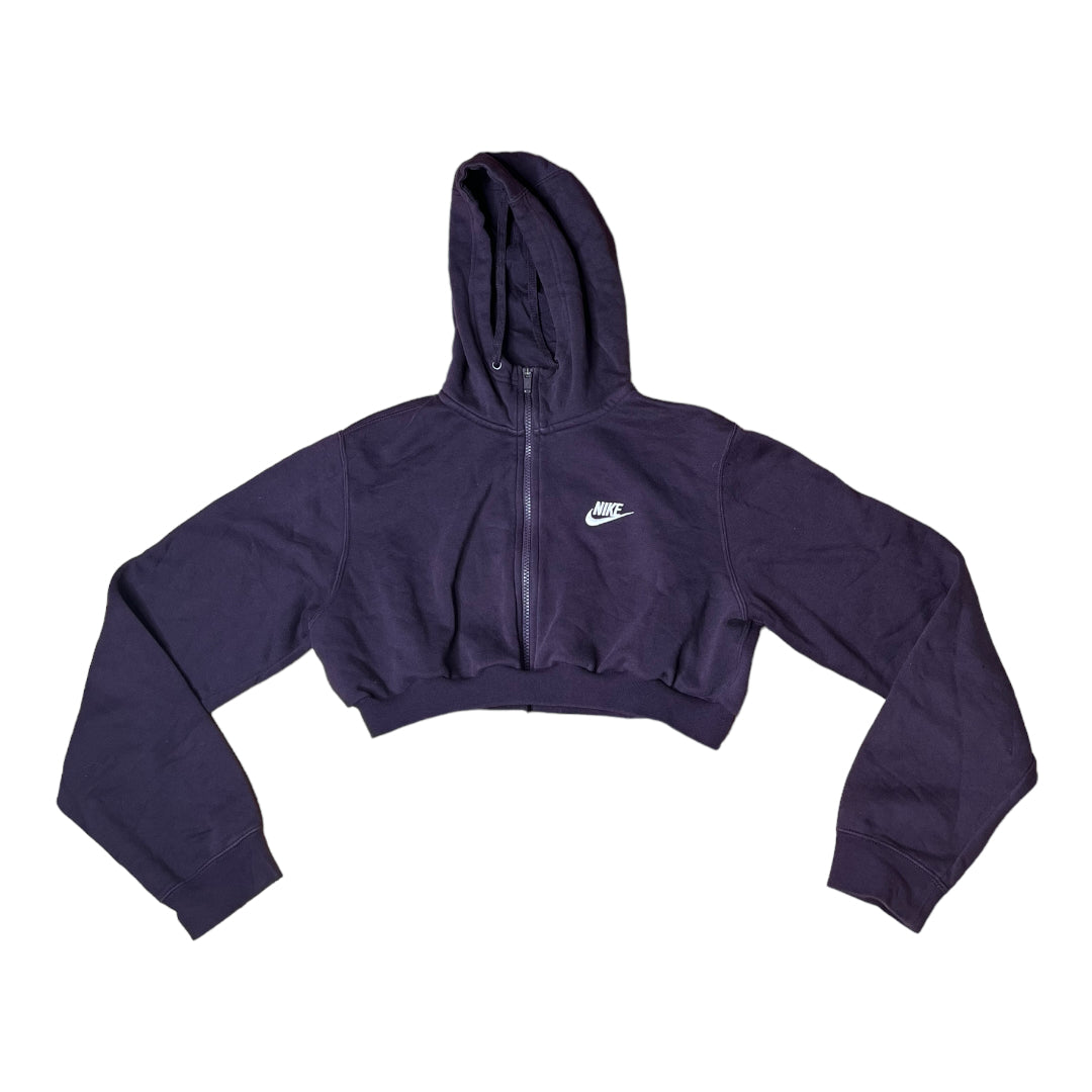 Nike Reworked Crop Hoodie Zip Up