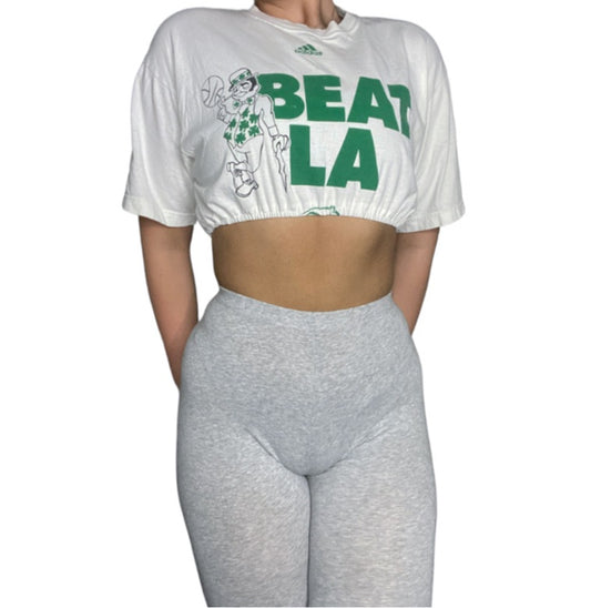 Boston Celtics Reworked Crop Top