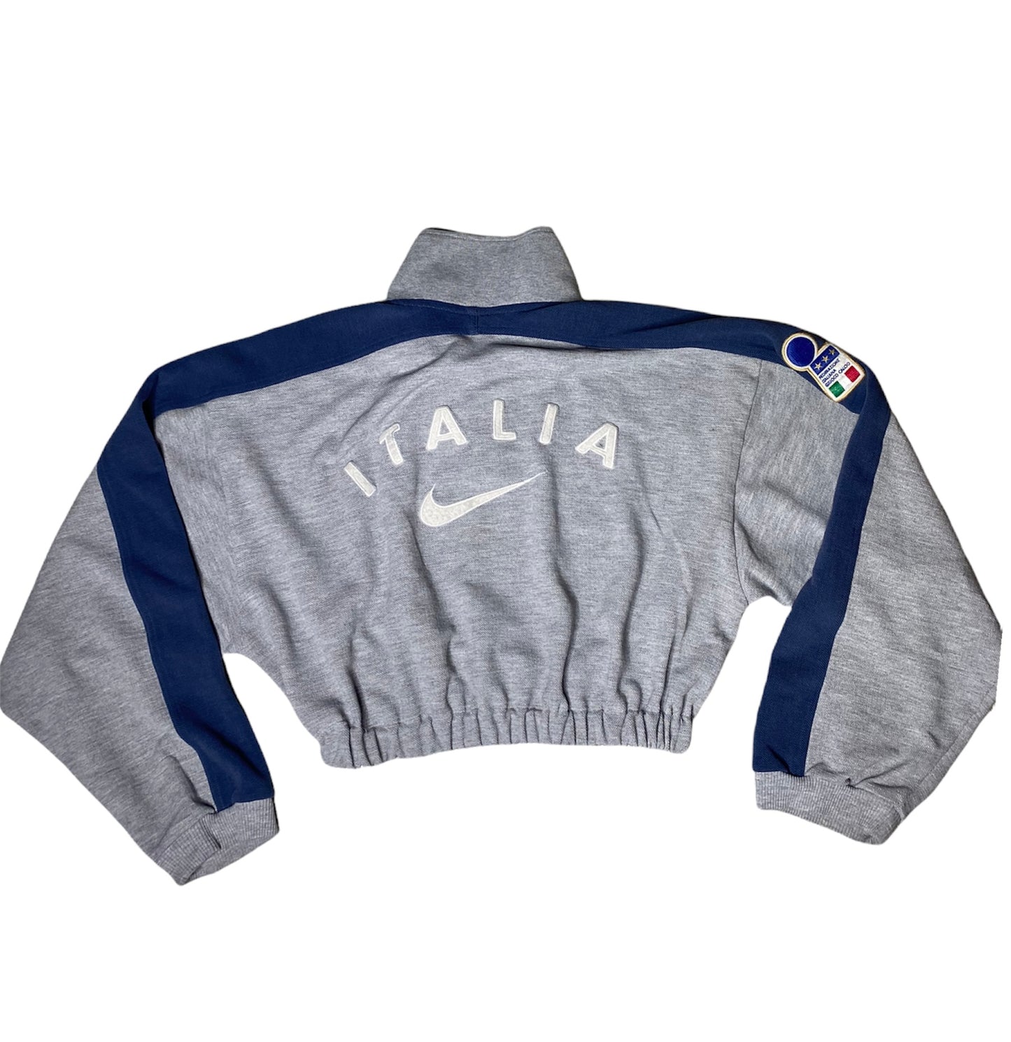 NIKE Vintage Italia Reworked Crop Quarter Zip