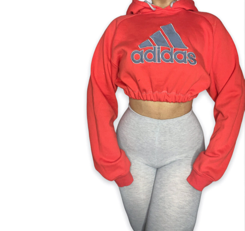 Adidas Reworked Crop Hoodie Sweatshirt