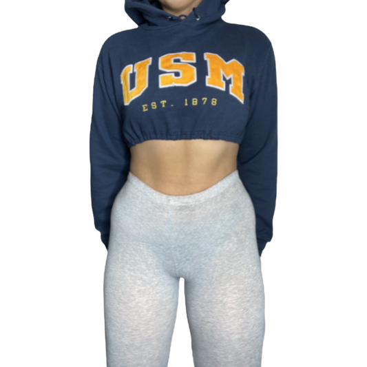 USM Reworked Crop Hoodie