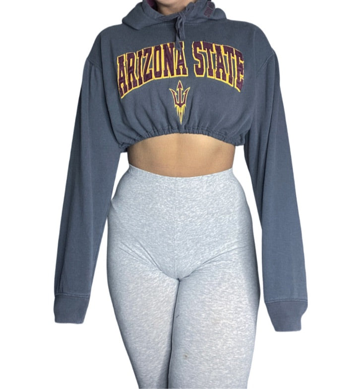 Arizona State Reworked Crop Hoodie