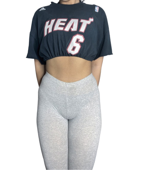 Miami Heat Reworked Crop Top