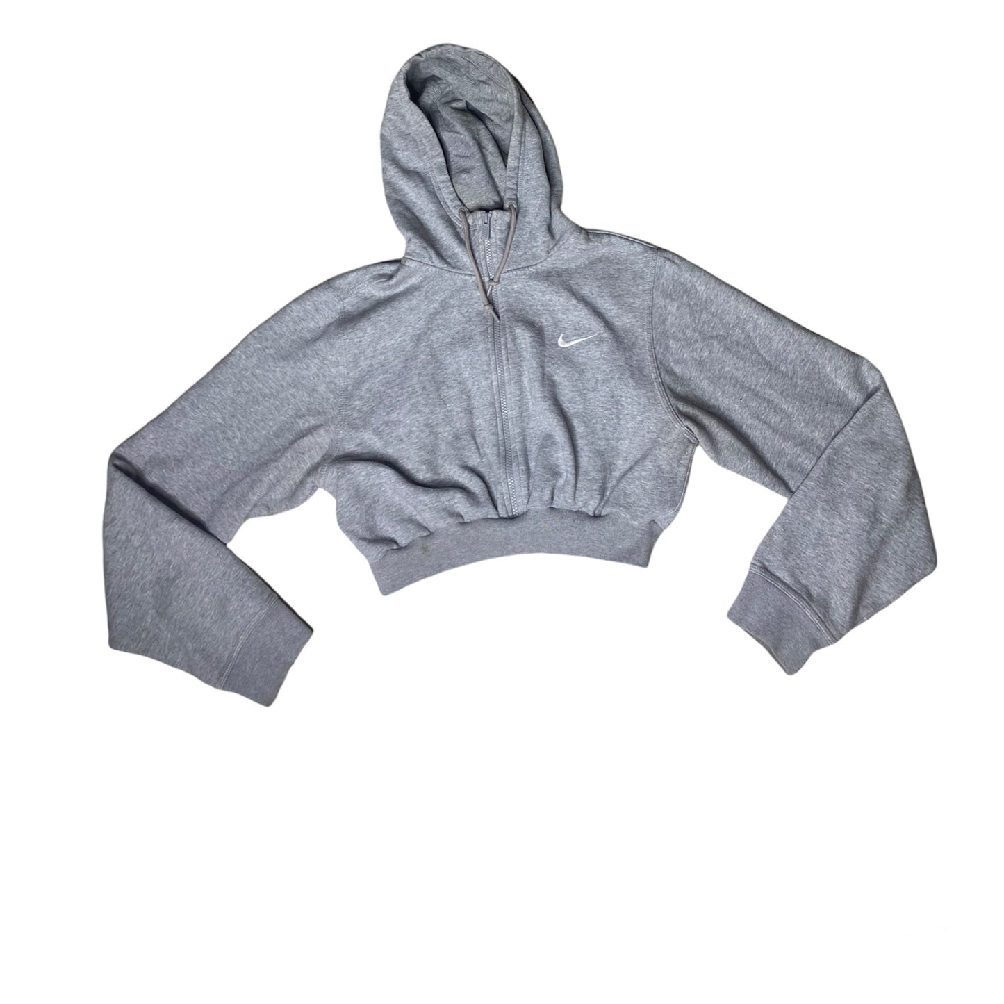 Nike Reworked Grey Zip Up Hoodie