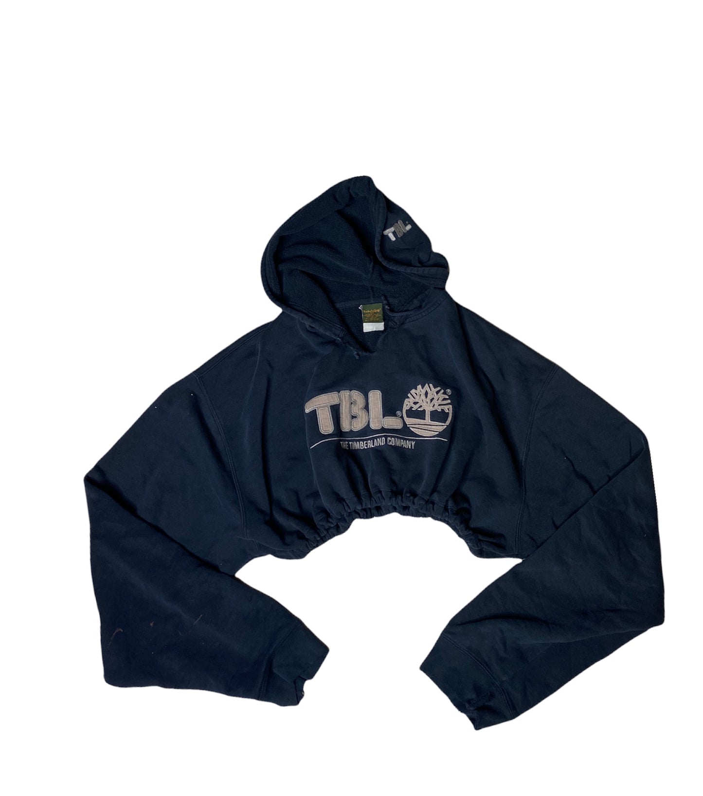 Vintage Timberland Reworked Crop Hoodie