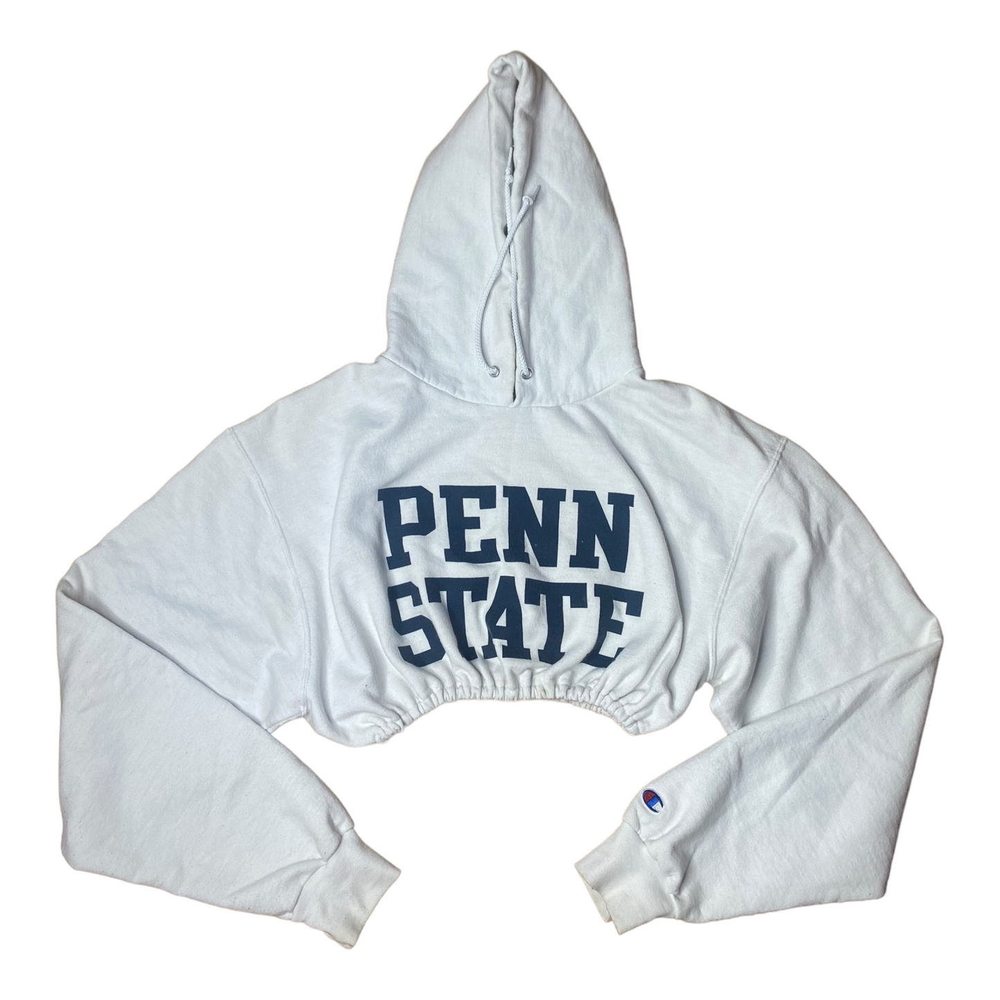 Penn State University Reworked Crop Hoodie