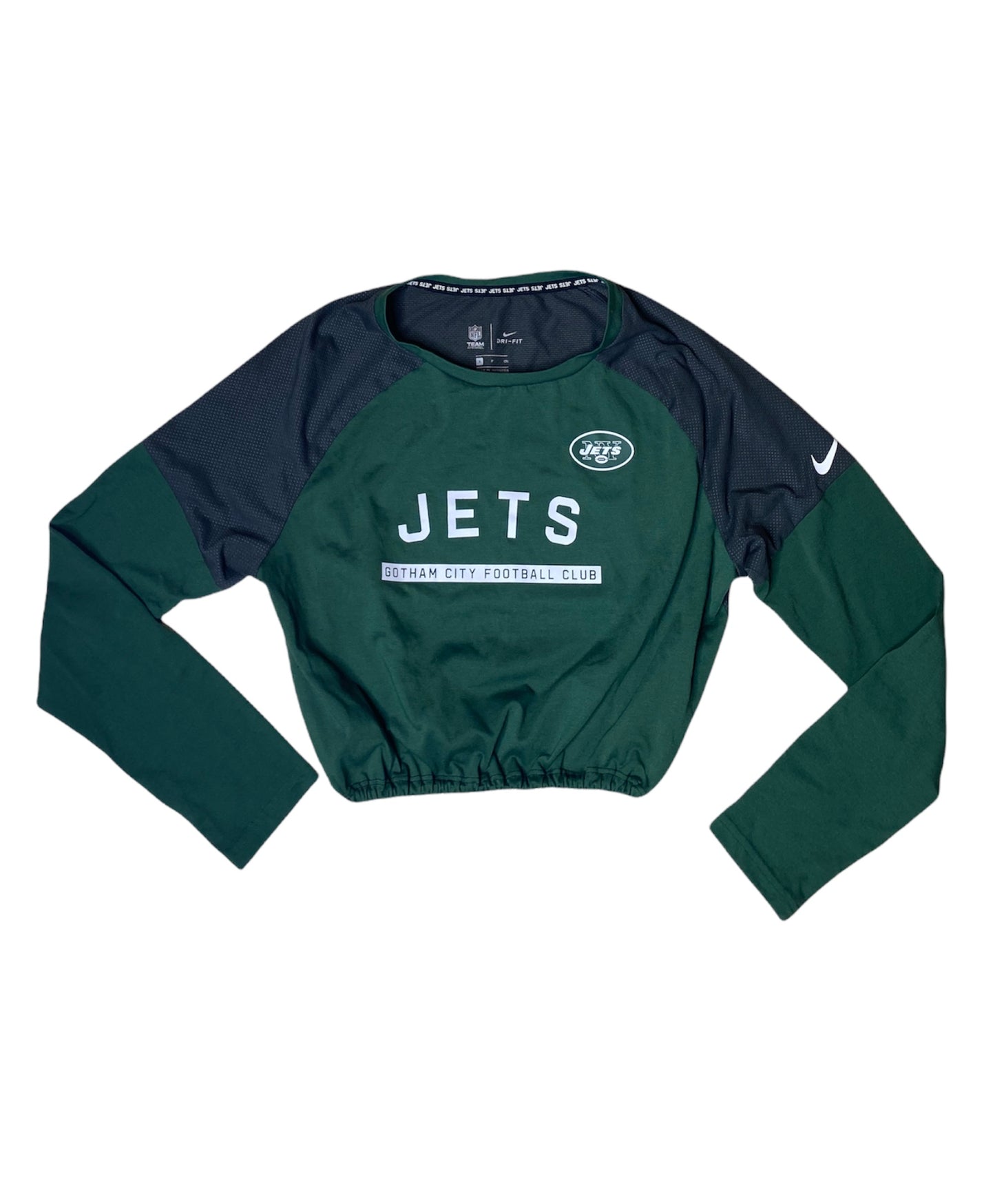 Nike New York Jets Reworked Crop Top