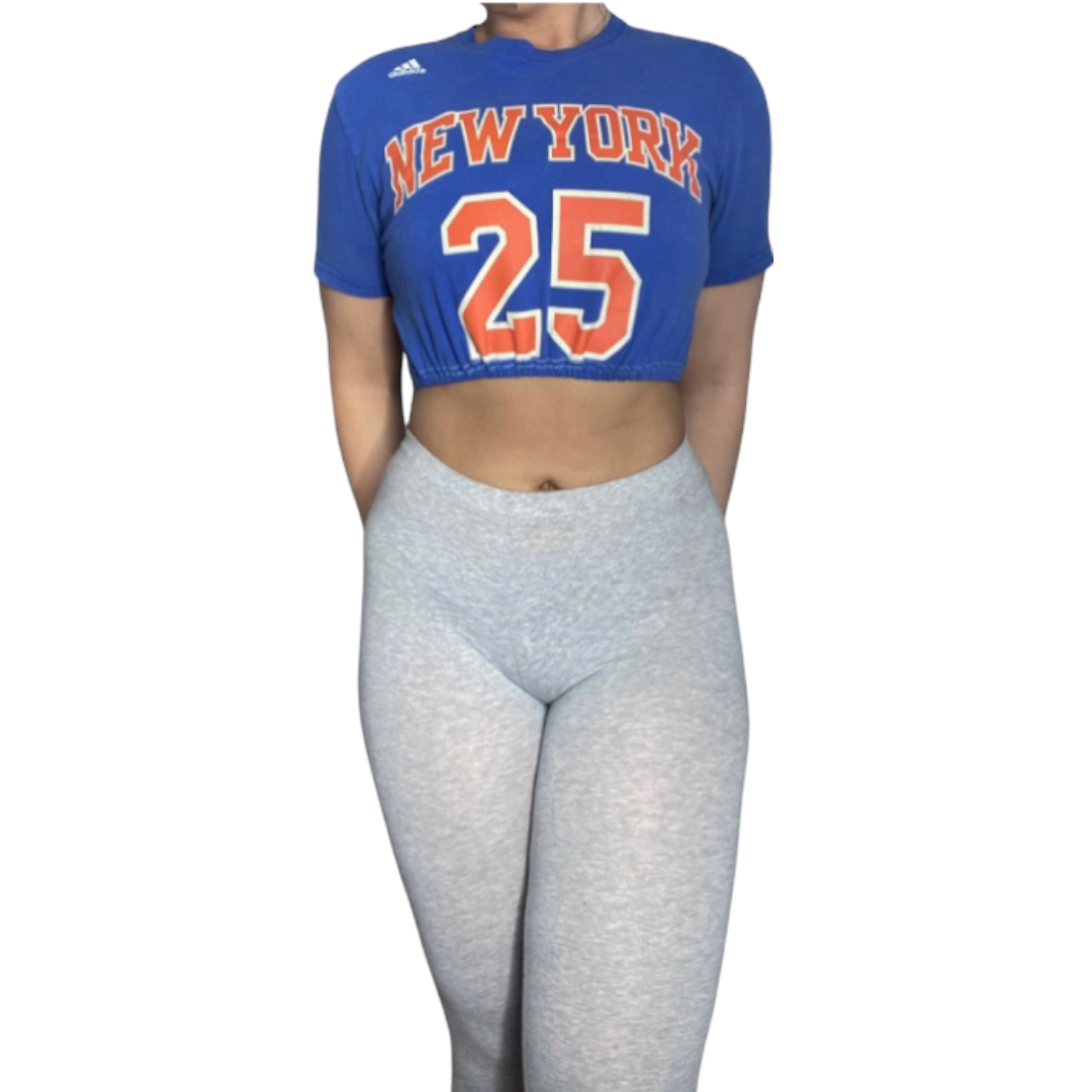 New York Knicks Reworked Crop Top