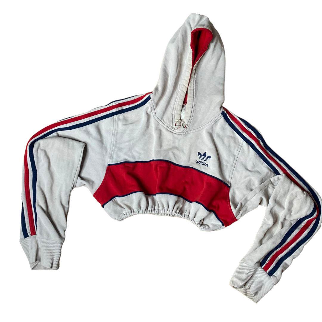 Adidas Sport Originals Reworked Crop Hoodie