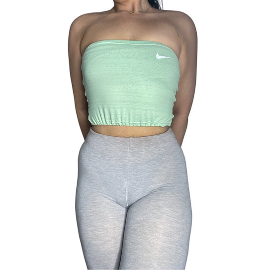 Nike Mint Reworked Crop Tube Top